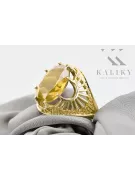14 Karat Gelbgold Gelber Peridot Ring Vintage vrc003y
